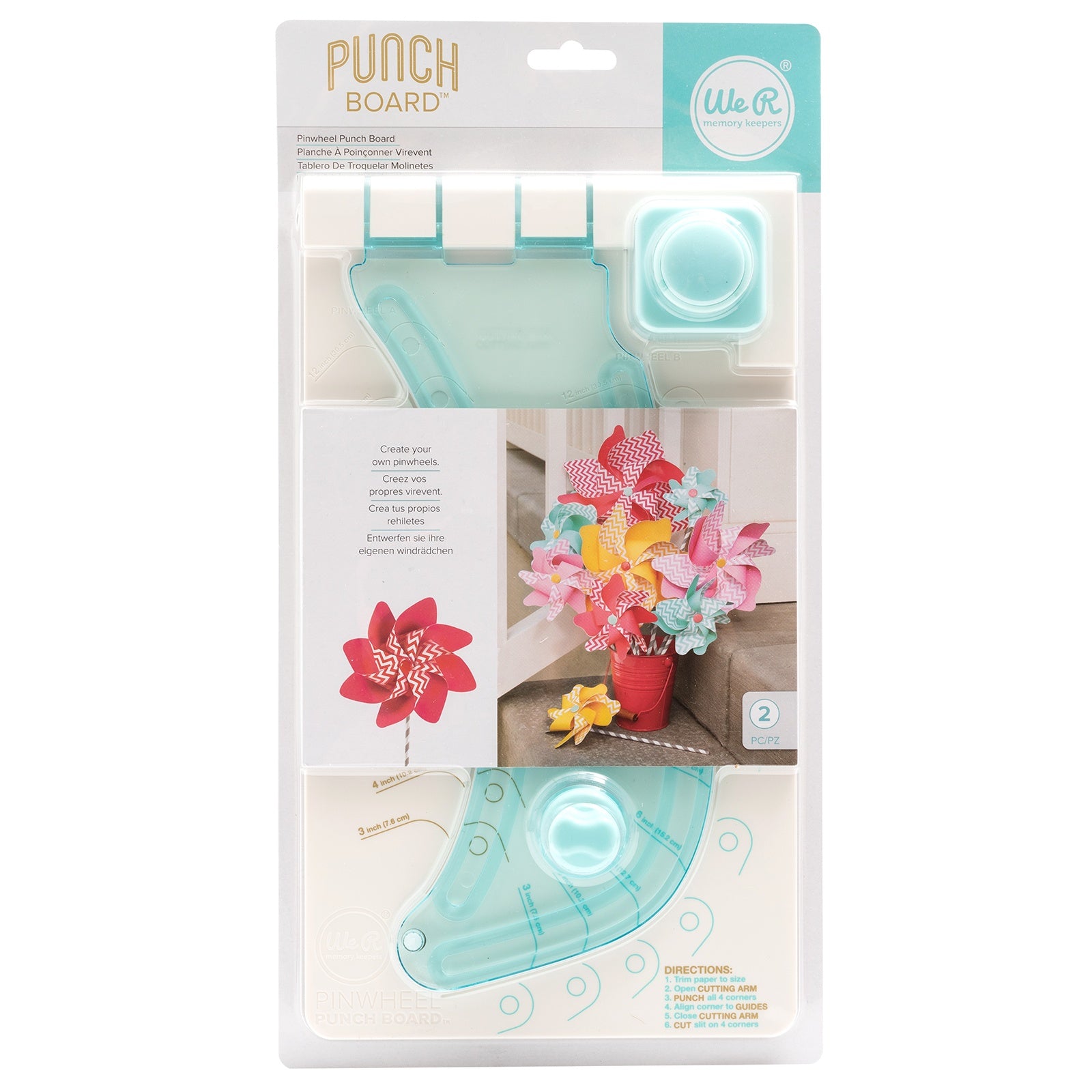 We R Makers Pinwheel Punch Board