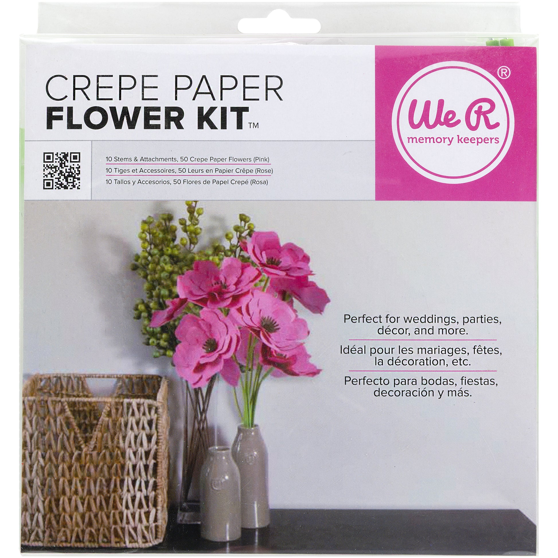 We R Crepe Paper Flowers Kit