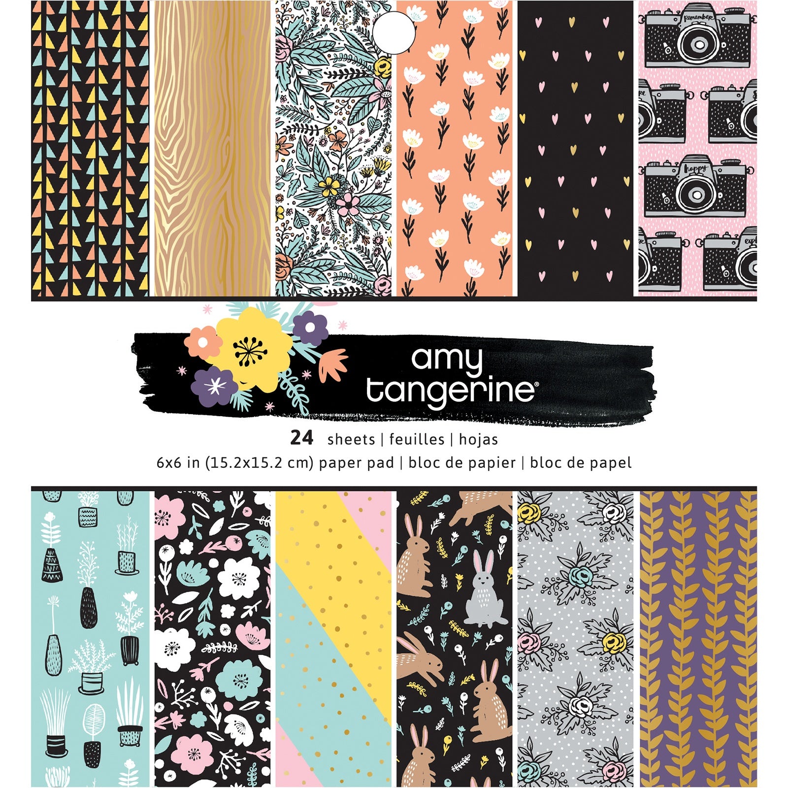 Amy Tangerine Shine On 6x6" Single-Sided Paper Pad