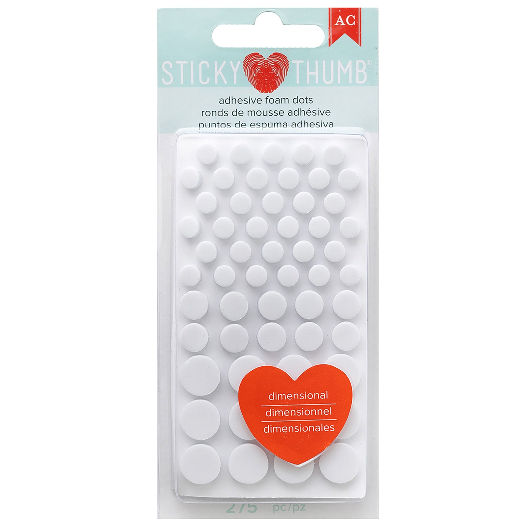 Sticky Thumb Dimensional Adhesive Foam Dots