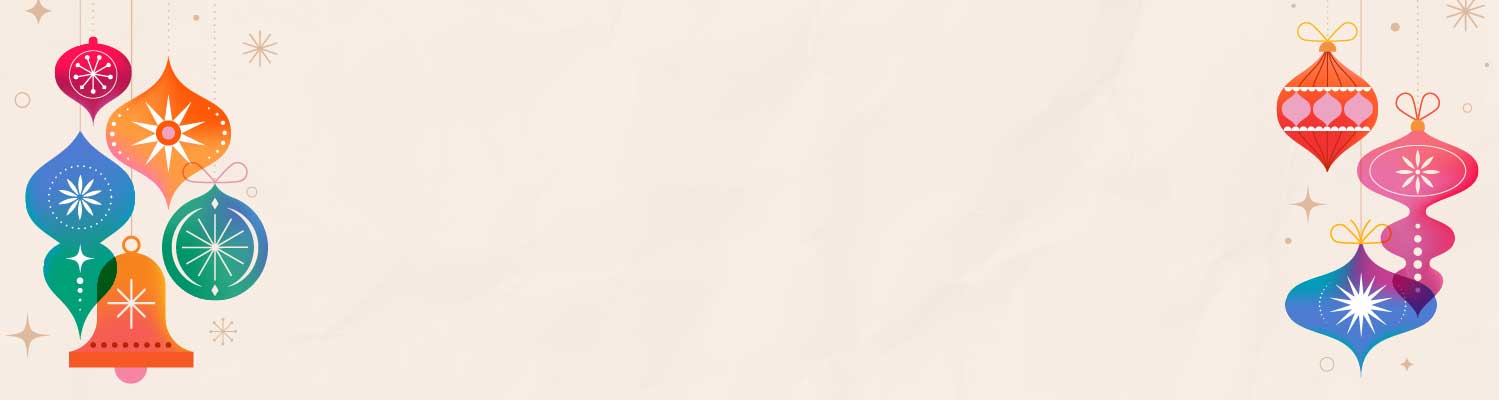 Holiday Ornaments background image