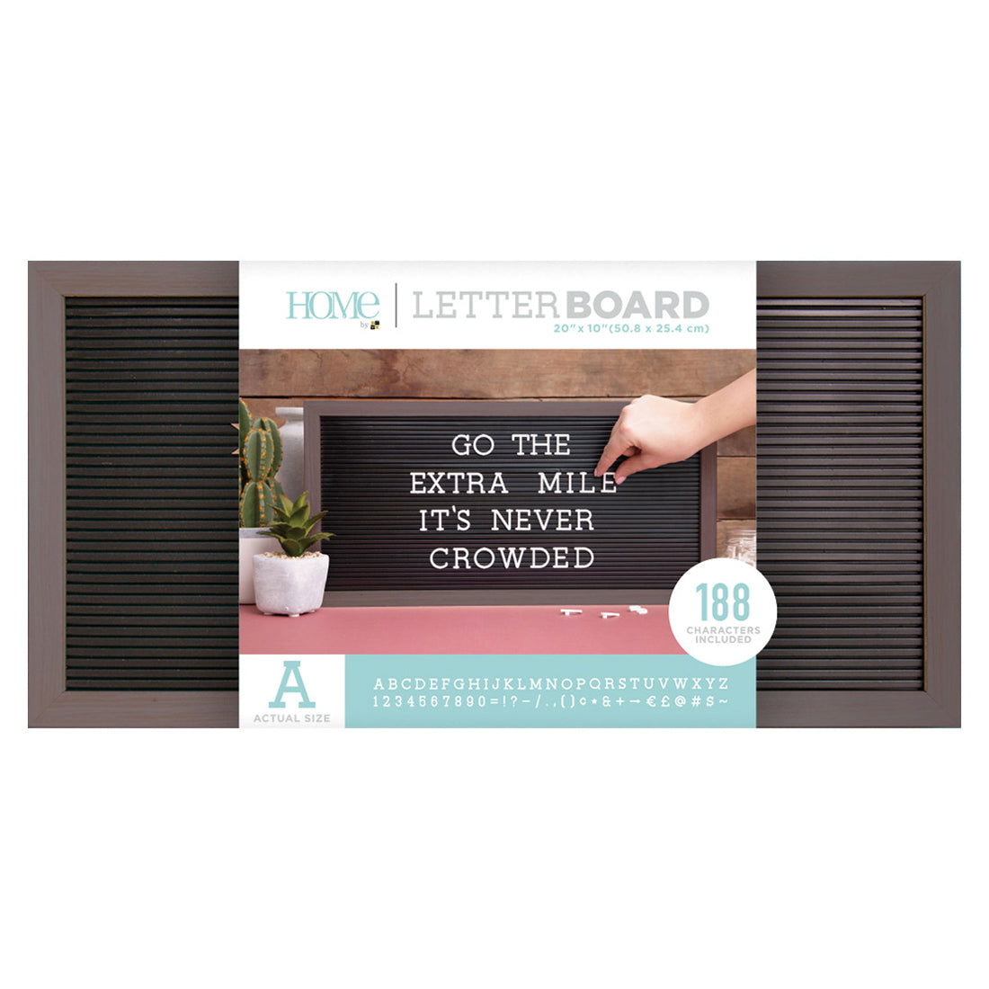 DCWV Framed Black Letterboard