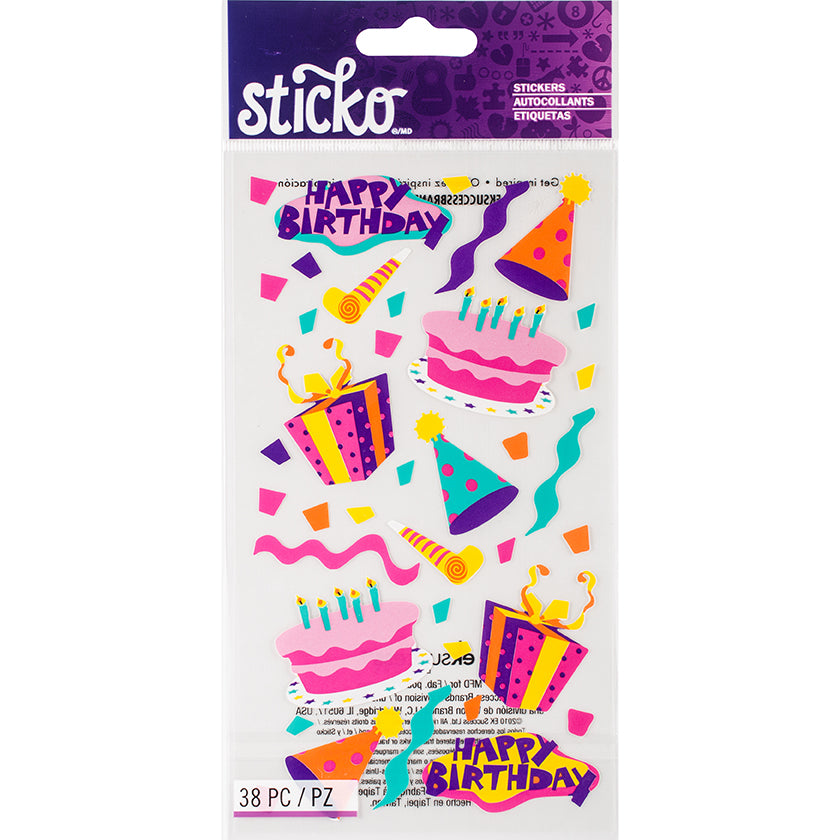 Sticko Stickers - Birthday Fun