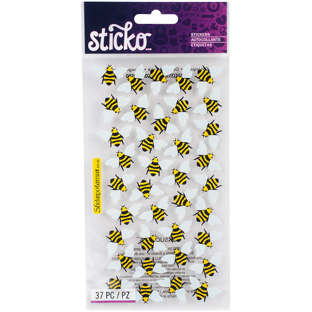 Sticko Stickers - Bees, 37pcs