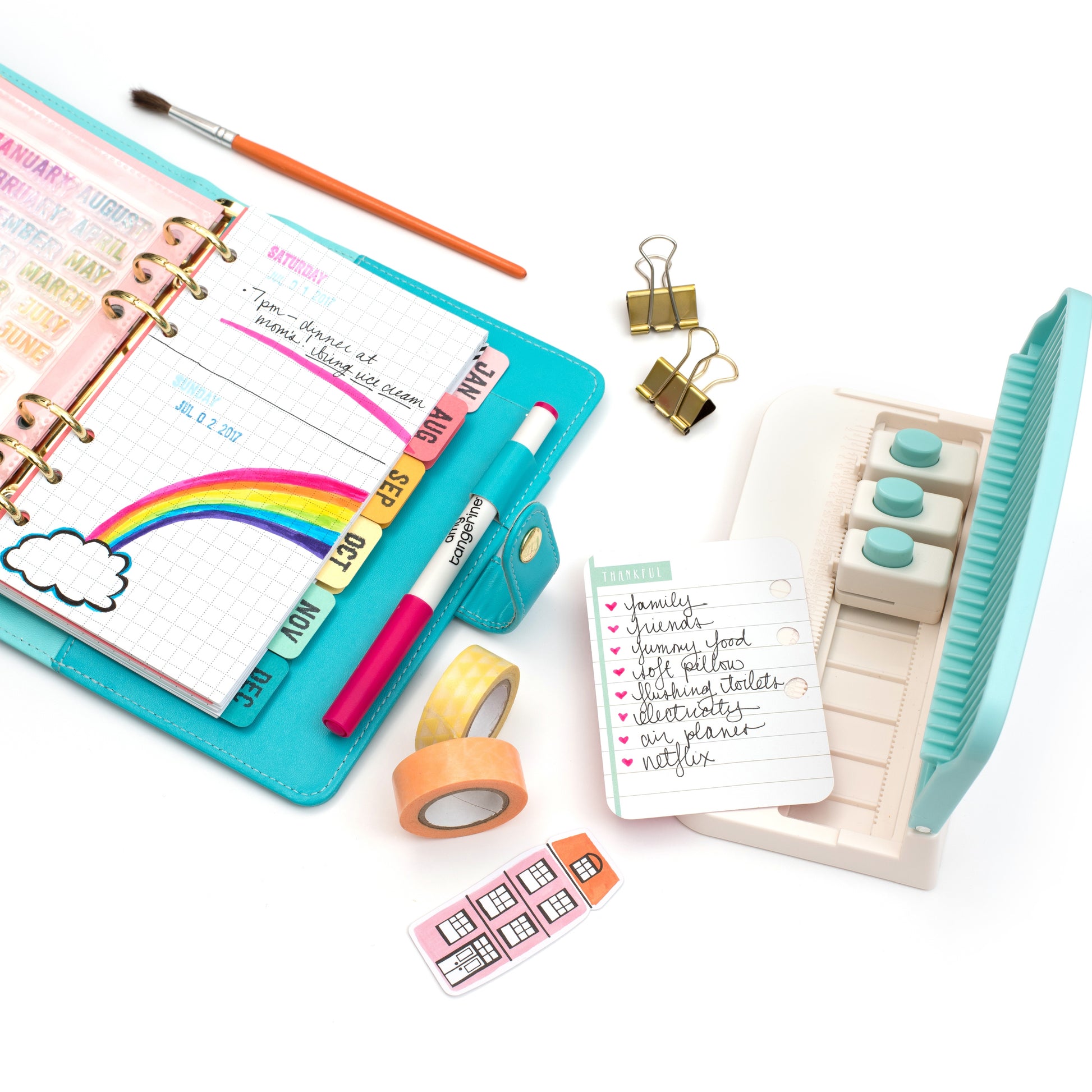 We R  Punch Board-Planner W/Standard Hole Punches 6/Pkg