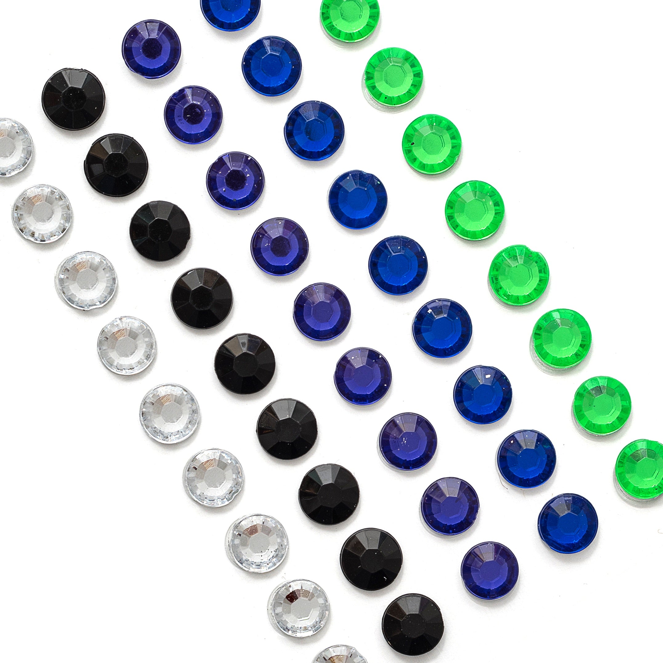 We R Dark Color Gem Stickers, 45 pieces