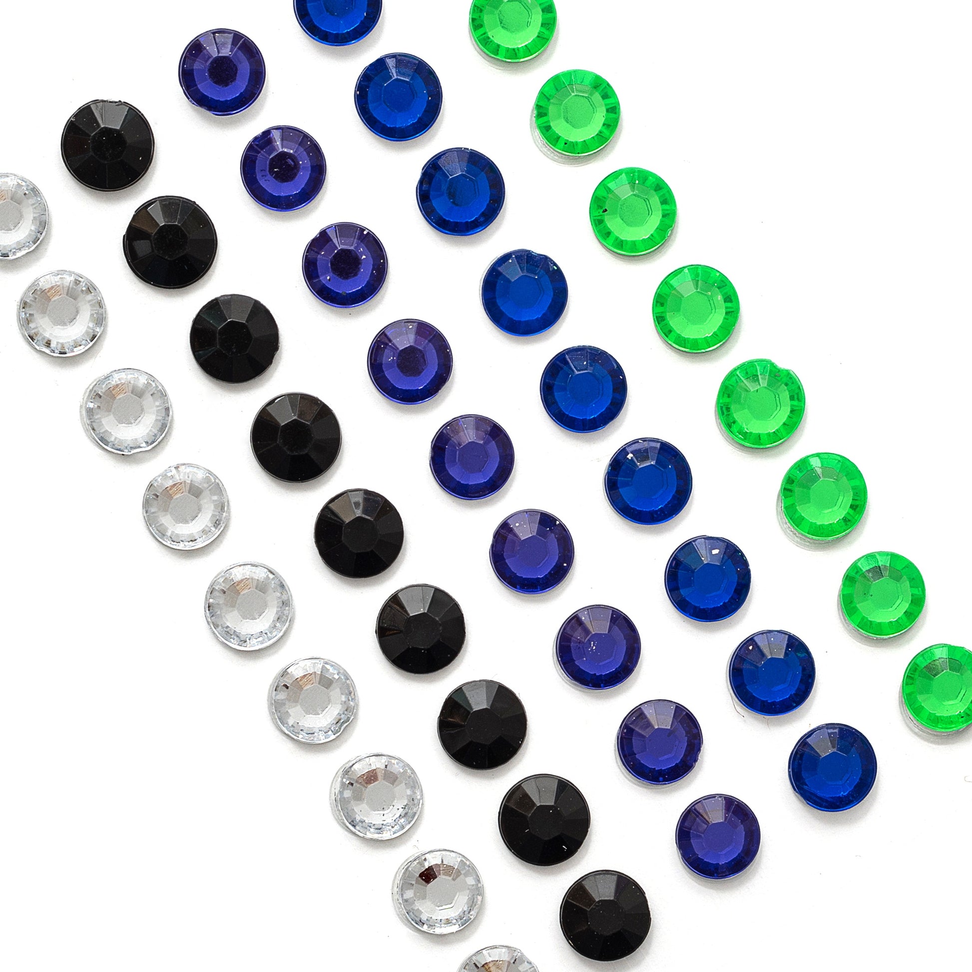 We R Dark Color Gem Stickers, 45 pieces