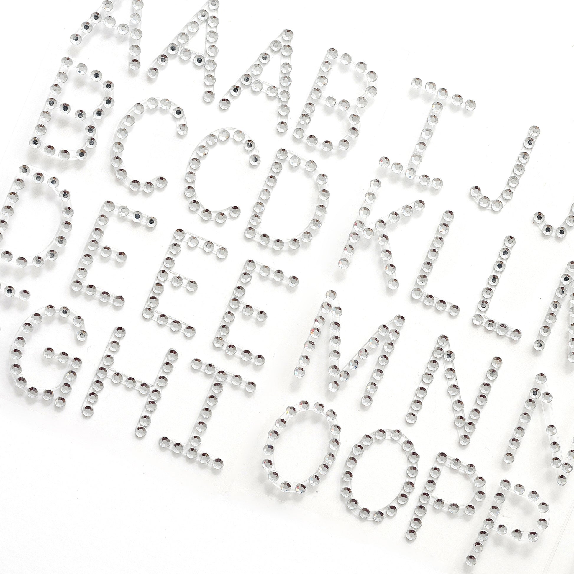 We R Gem Alpha Stickers - 46 Rhinestone Letters