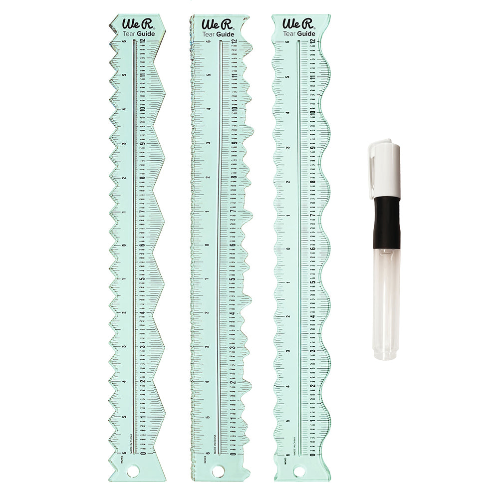 We R Makers Tear Guide Rulers