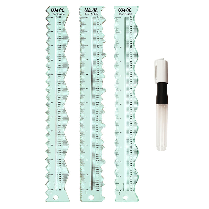 We R Makers Tear Guide Rulers – American Crafts