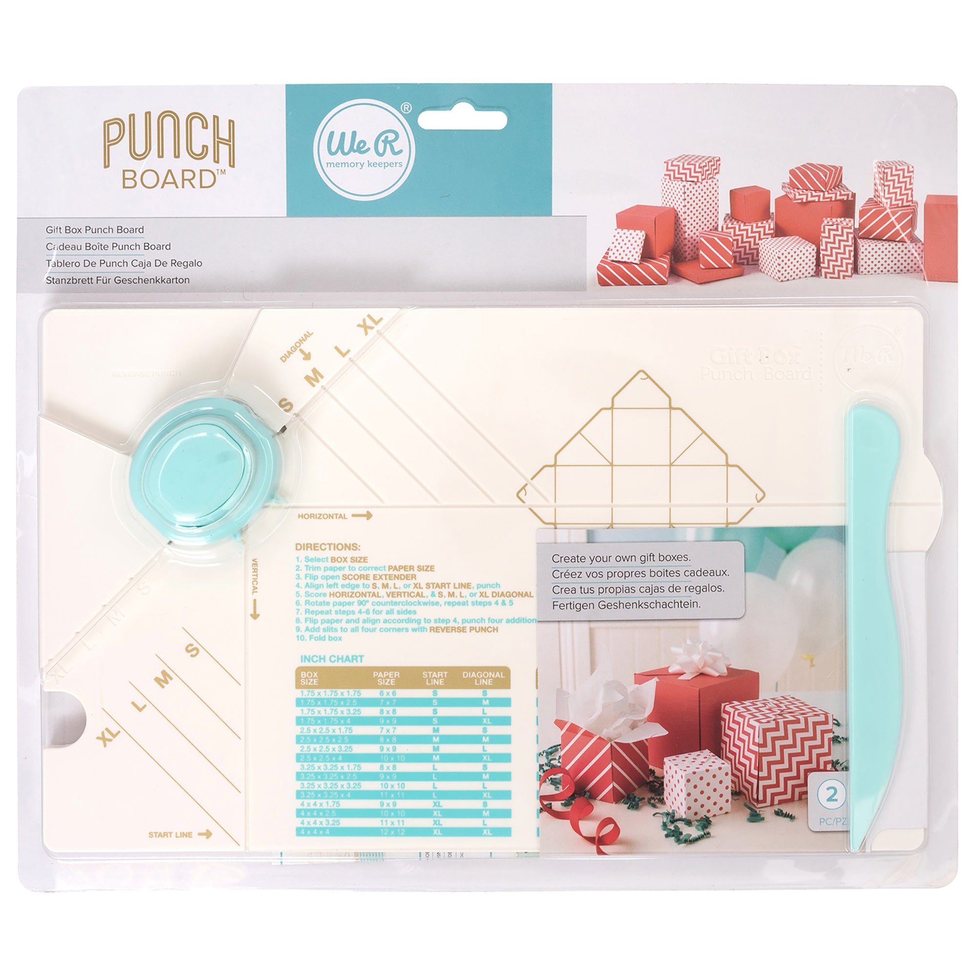 We R Makers Punch Board - Gift Box