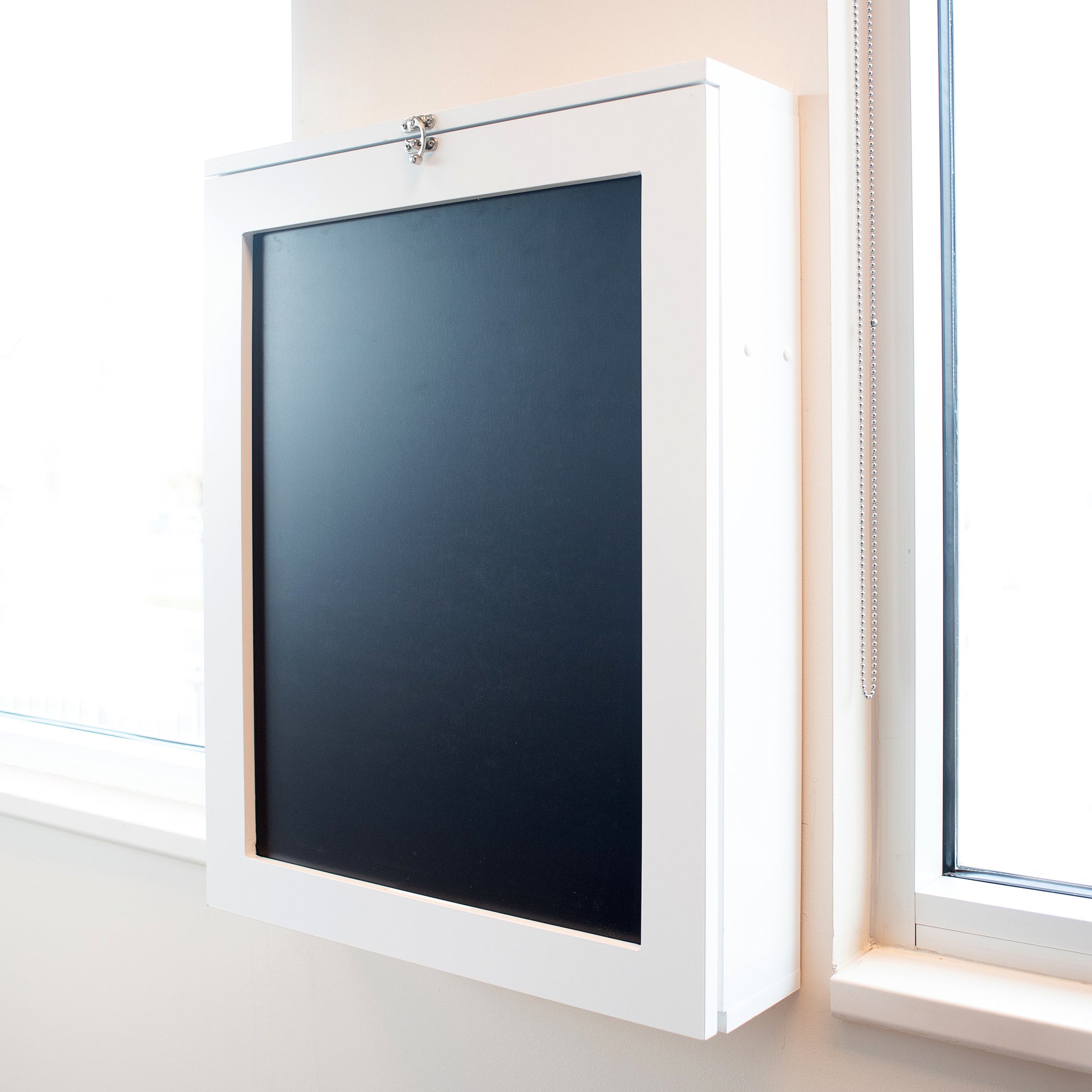 We R All Purpose Fold Down Table with Framed Chalkboard Front