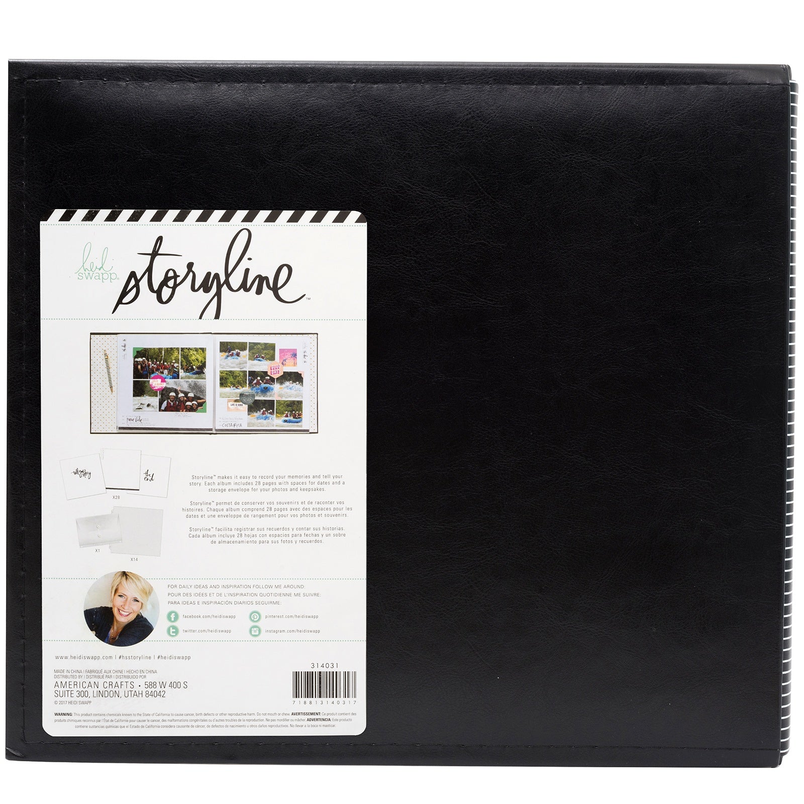 Heidi Swapp Storyline2 12x12" Post Bound Album - Good Vibes