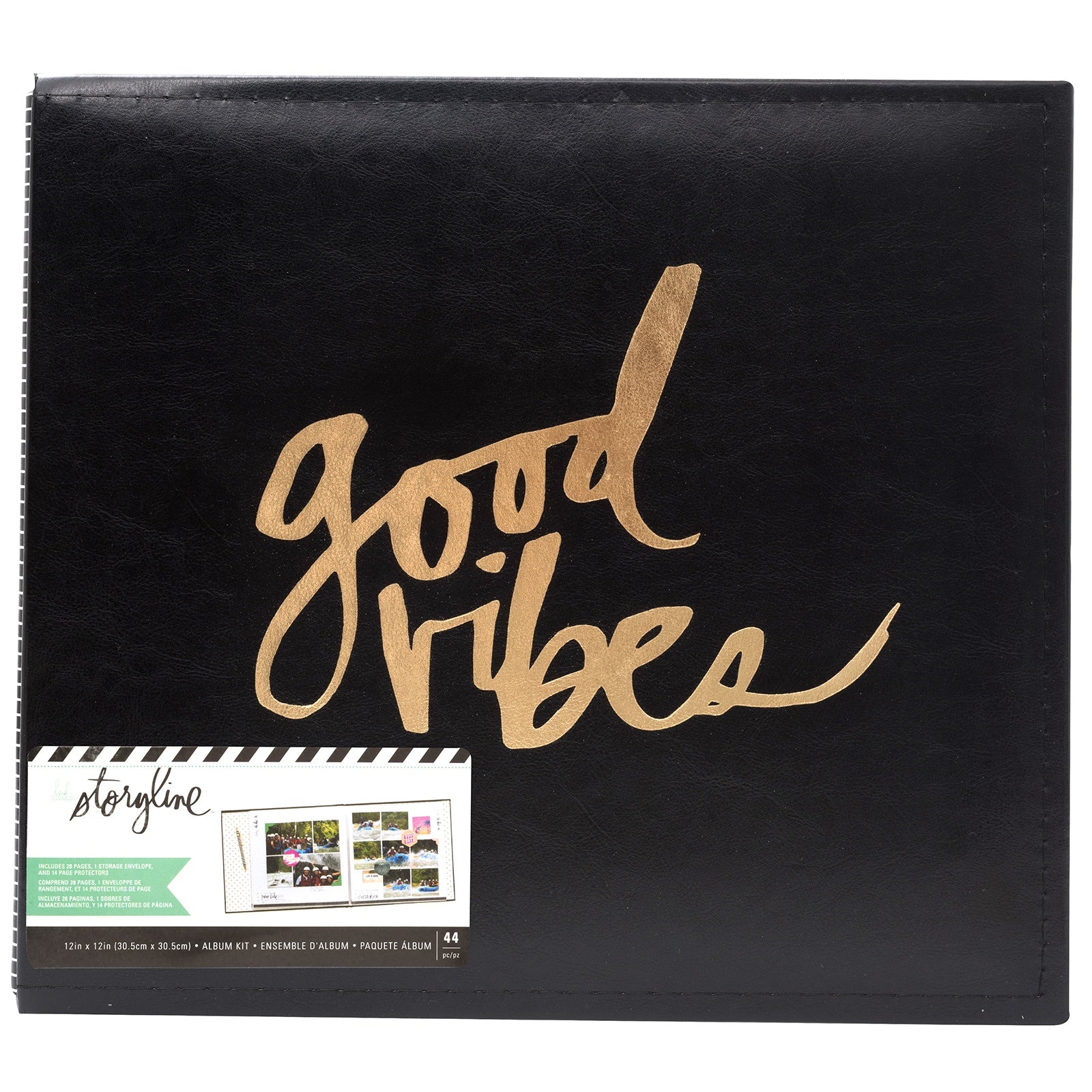 Heidi Swapp Storyline2 12x12" Post Bound Album - Good Vibes
