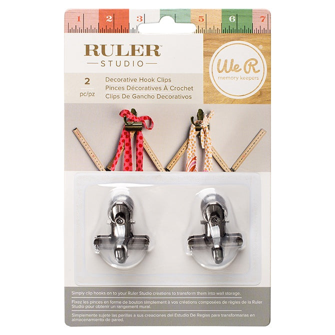 We R Ruler Studio Decorative Metal Hook Clips Set