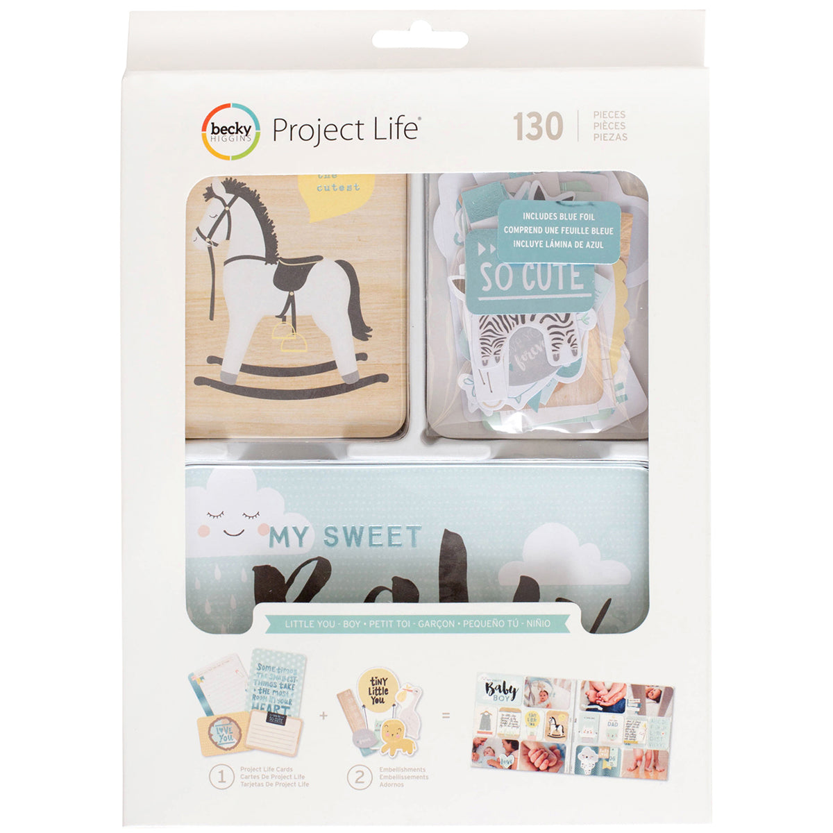 Project Life Little You Boys Value Kit - 71 pieces