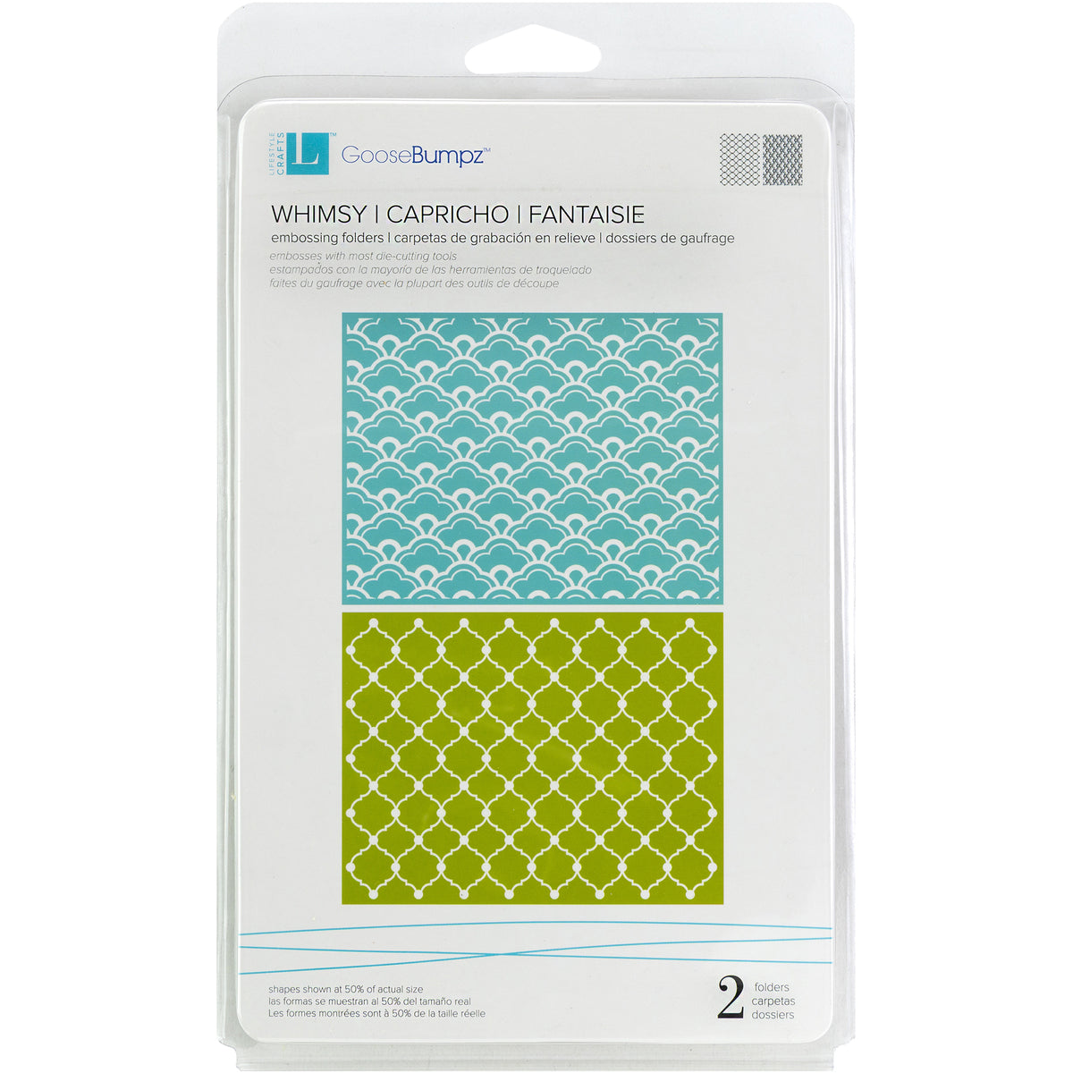 Goosebumpz A2 Embossing Folders Set – American Crafts