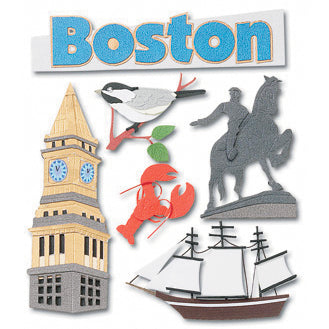 Jolee's Boutique Dimensional Stickers - Paris, 8pcs
