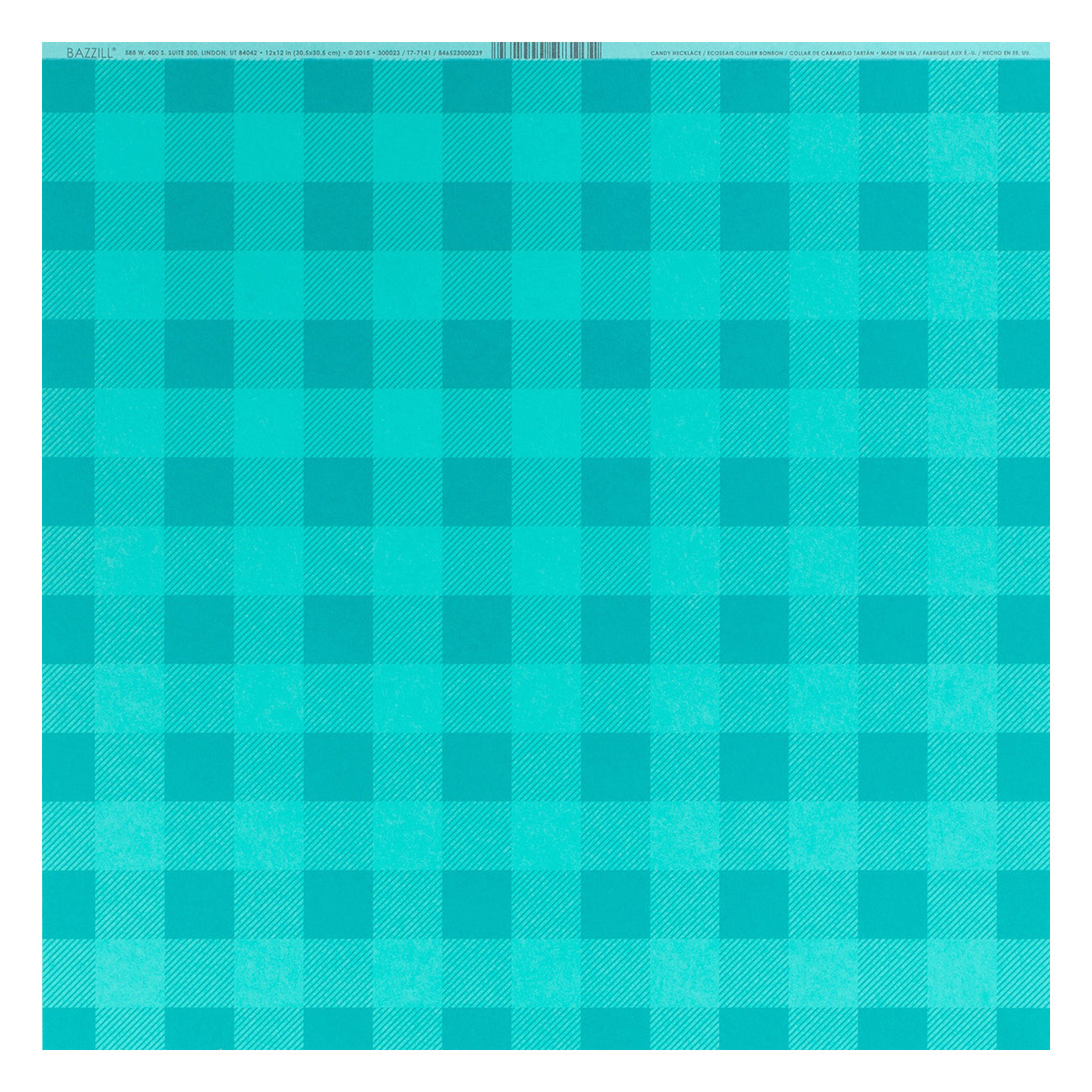 Bazzill 12x12" Plaid Cardstock Packs