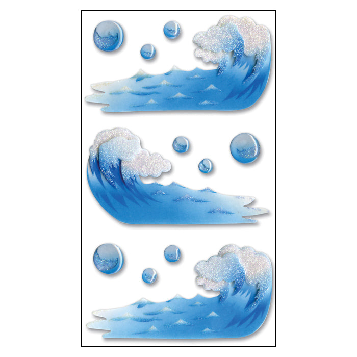 Jolee's Boutique Vellum Stickers - Waves, 12pcs