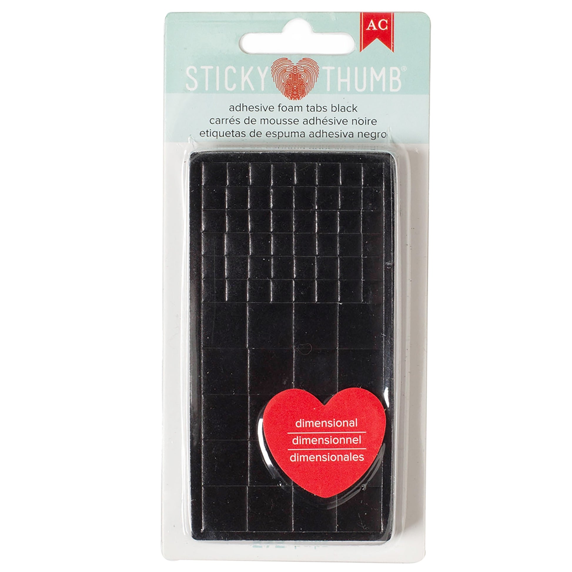 Sticky Thumb Dimensional Adhesive Foam Tabs