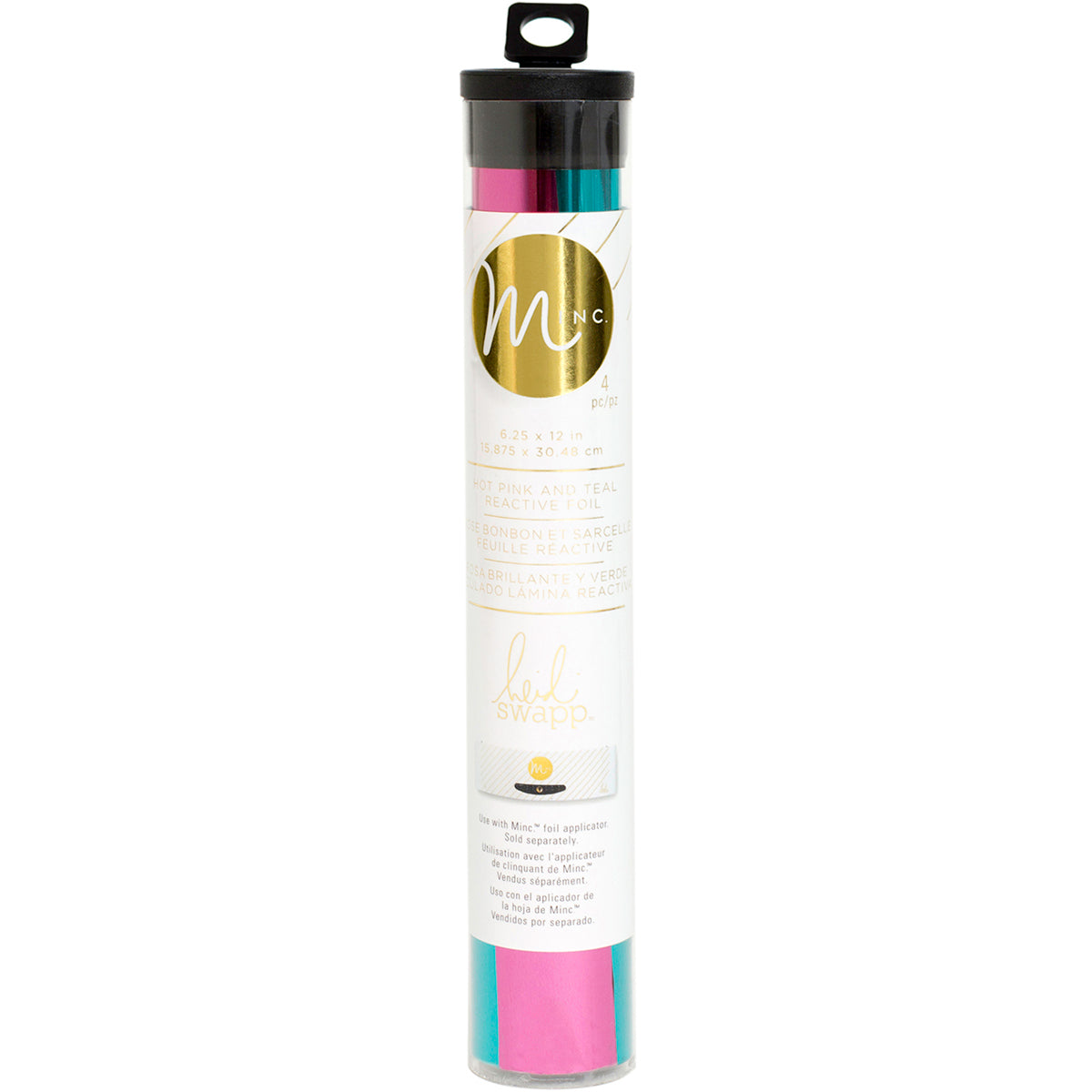 Heidi Swapp Minc Reactive Foil Combo Pack 6.5"X12" 4/Pkg