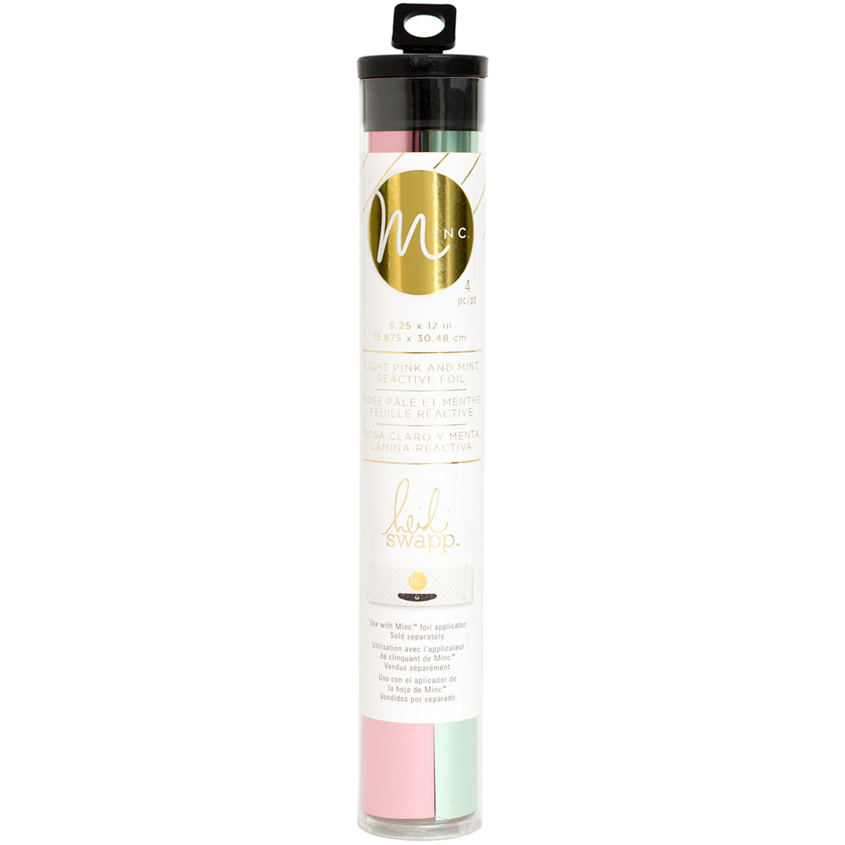 Heidi Swapp Minc Reactive Foil Combo Pack 6.5"X12" 4/Pkg