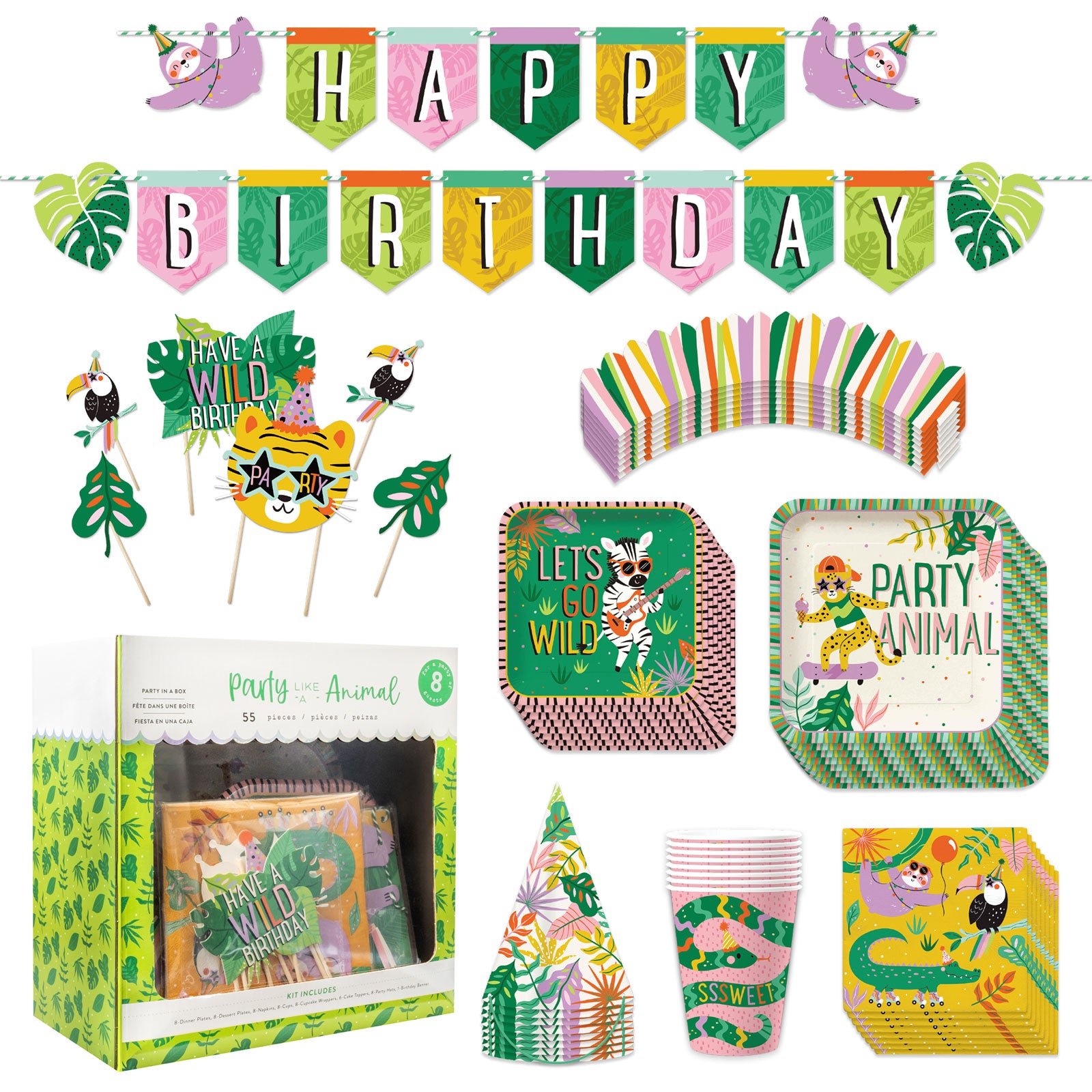 AC Sweetshop Party Like An Animal Party in a Box Kit