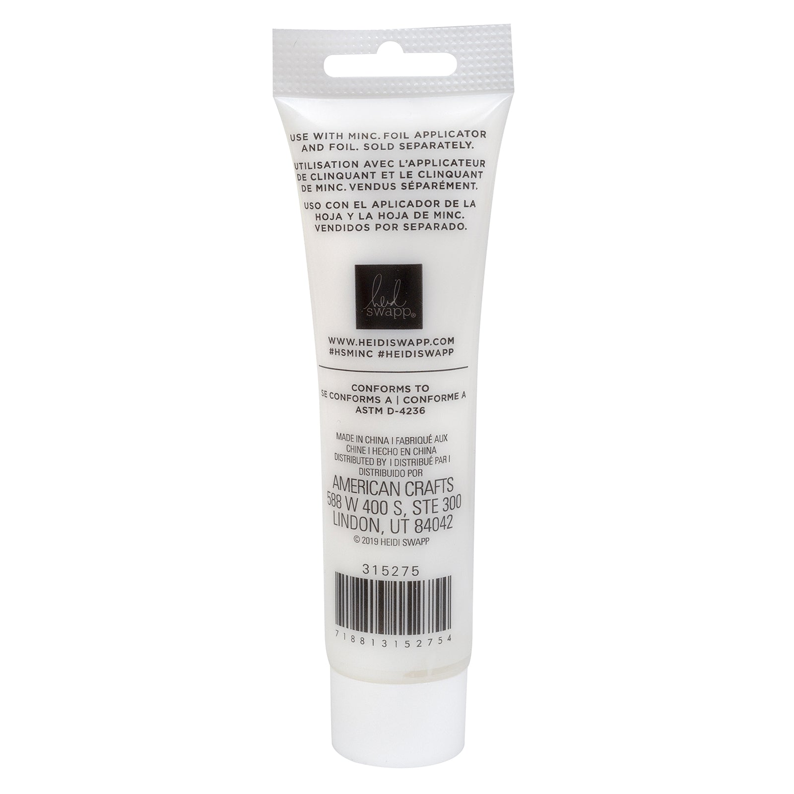 Heidi Swapp Minc Texture Paste - Clear