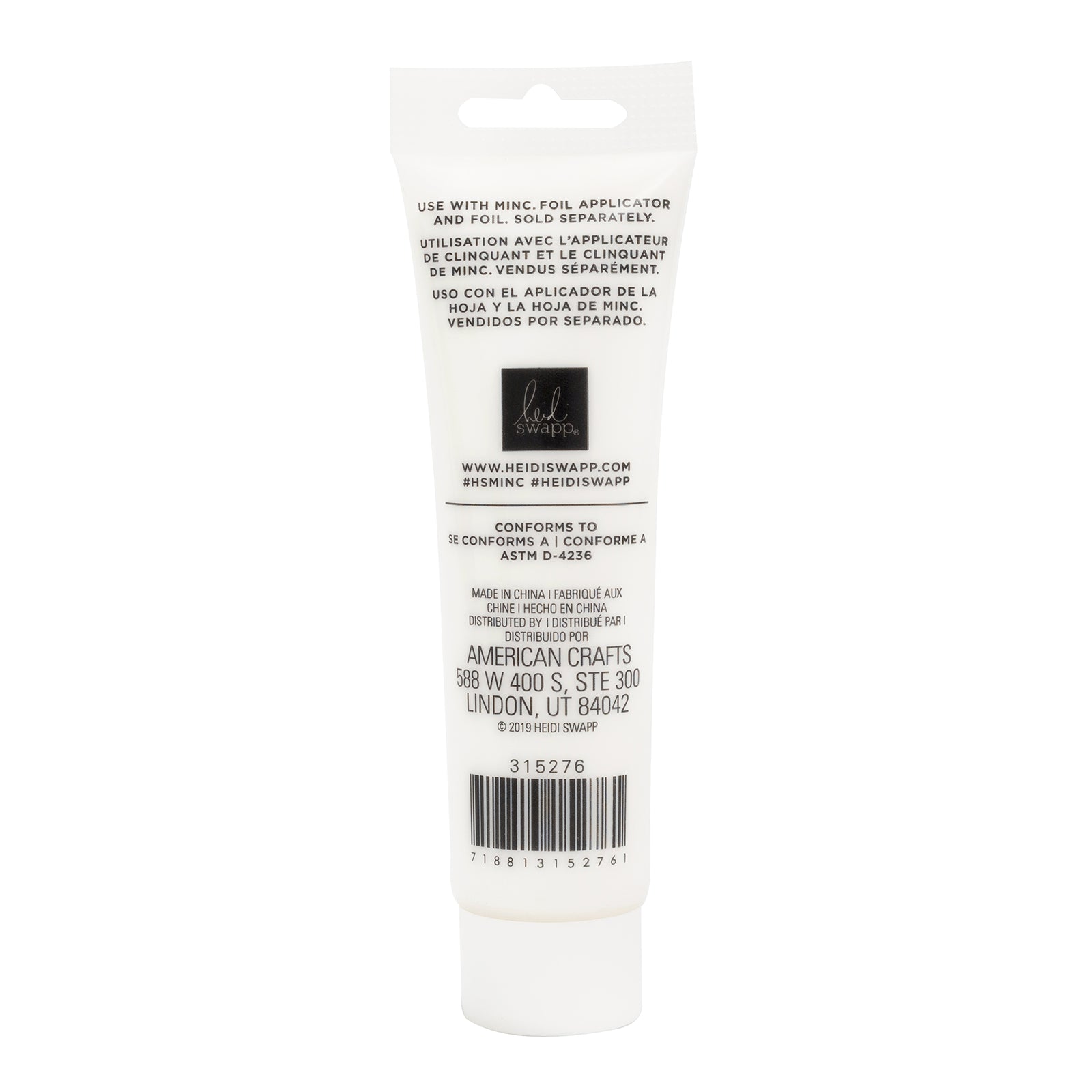Heidi Swapp Minc Texture Paste - White