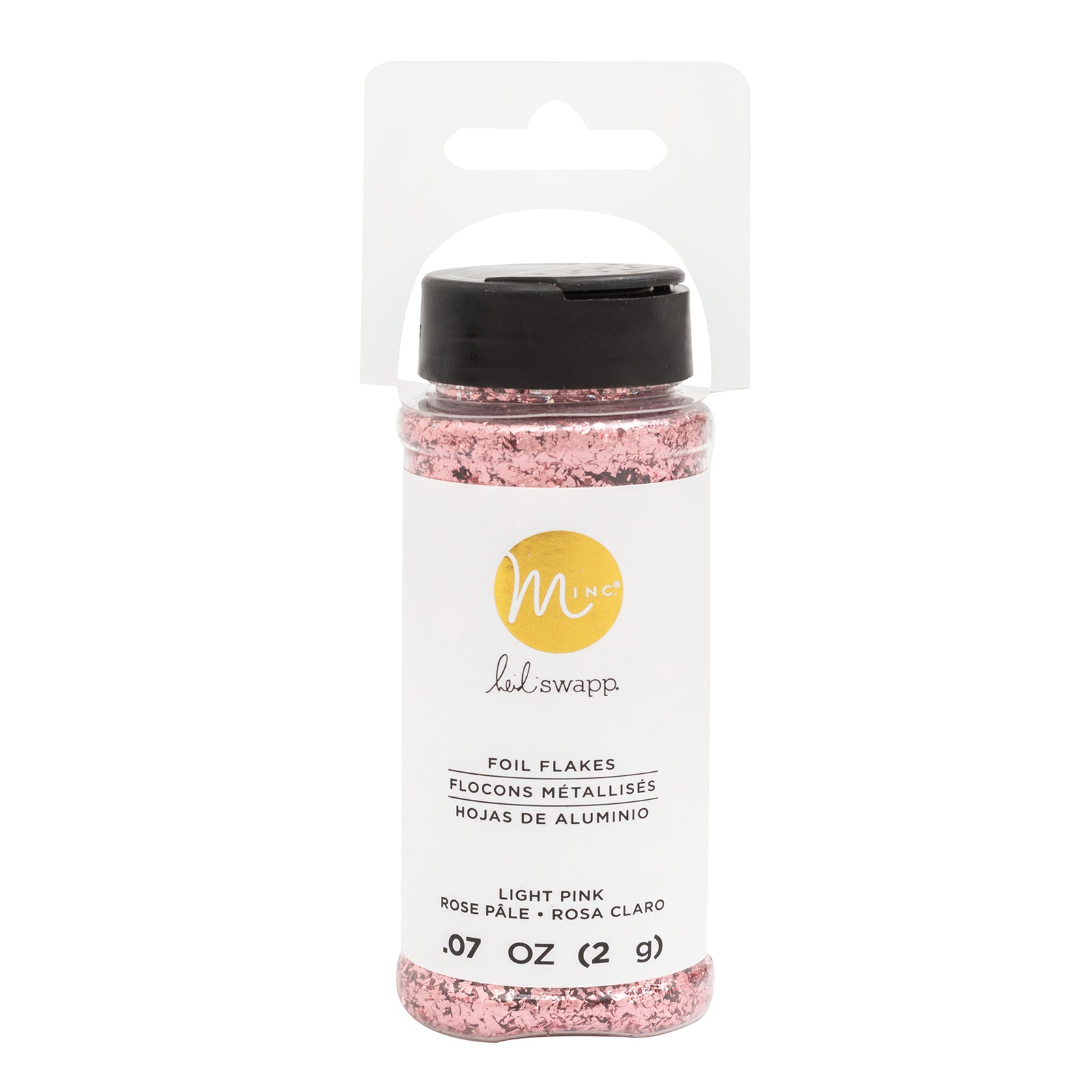 Heidi Swapp Foil Flakes - Light Pink