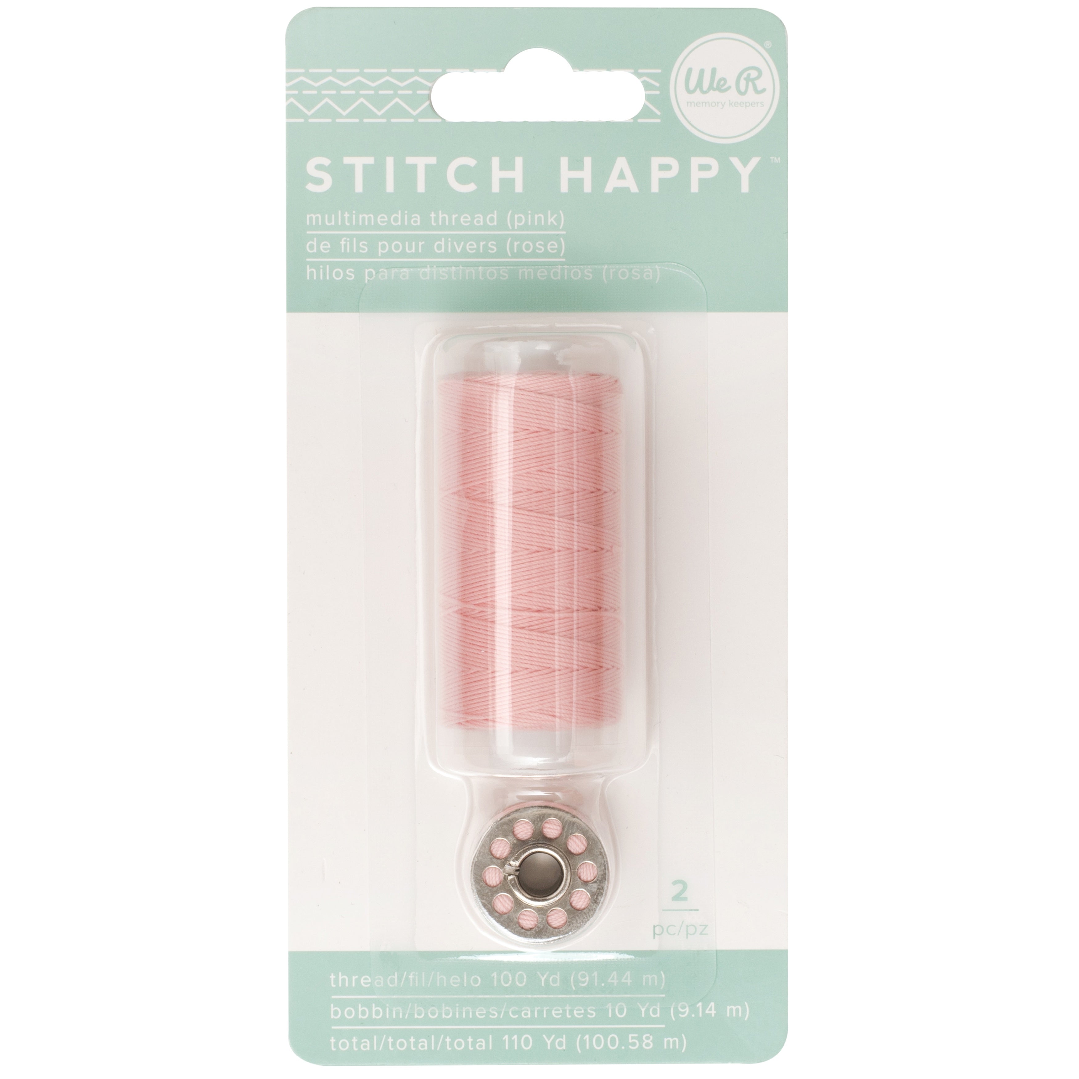 We R Stitch Happy Thread - Pink