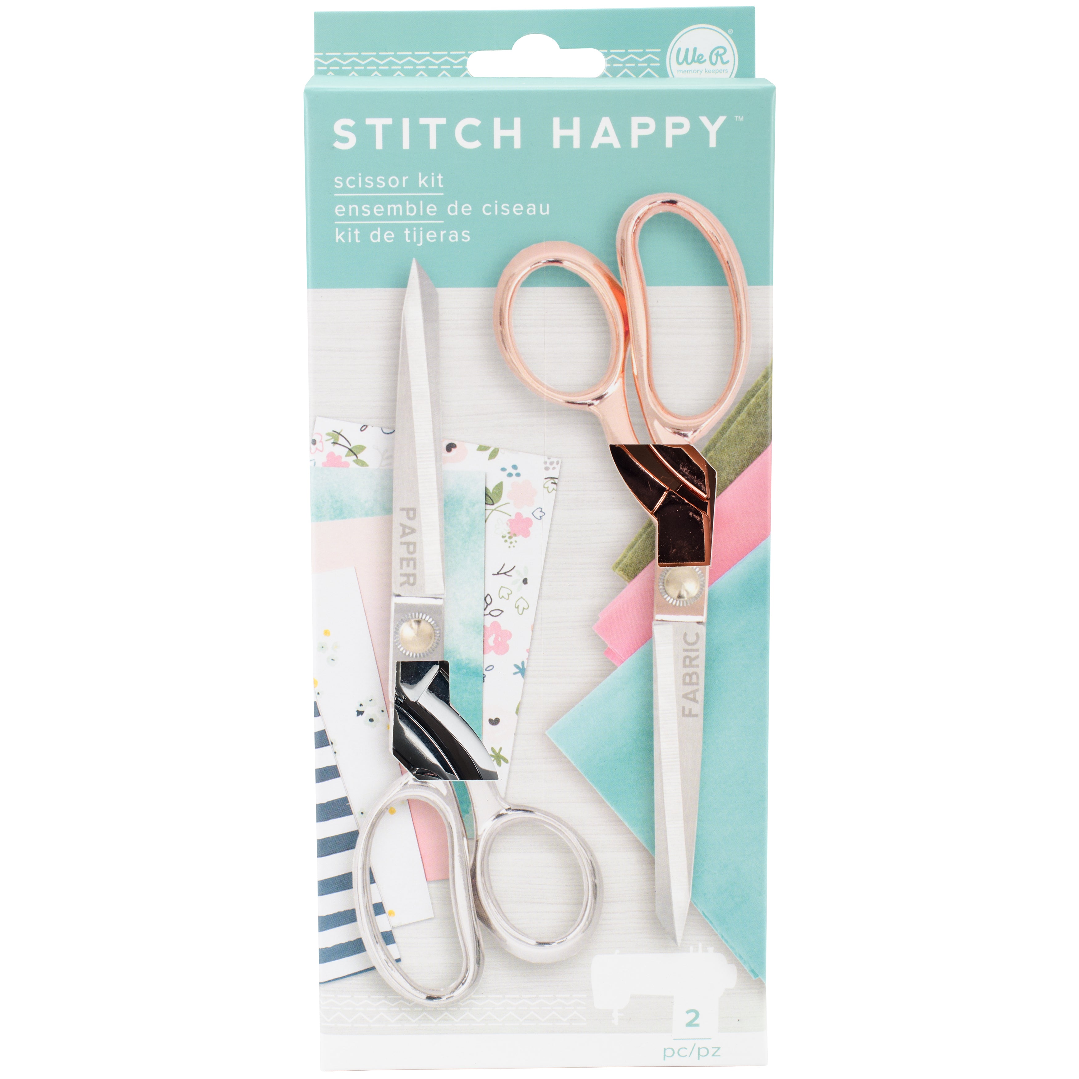 We R Stitch Happy Paper & Fabric Scissors Set