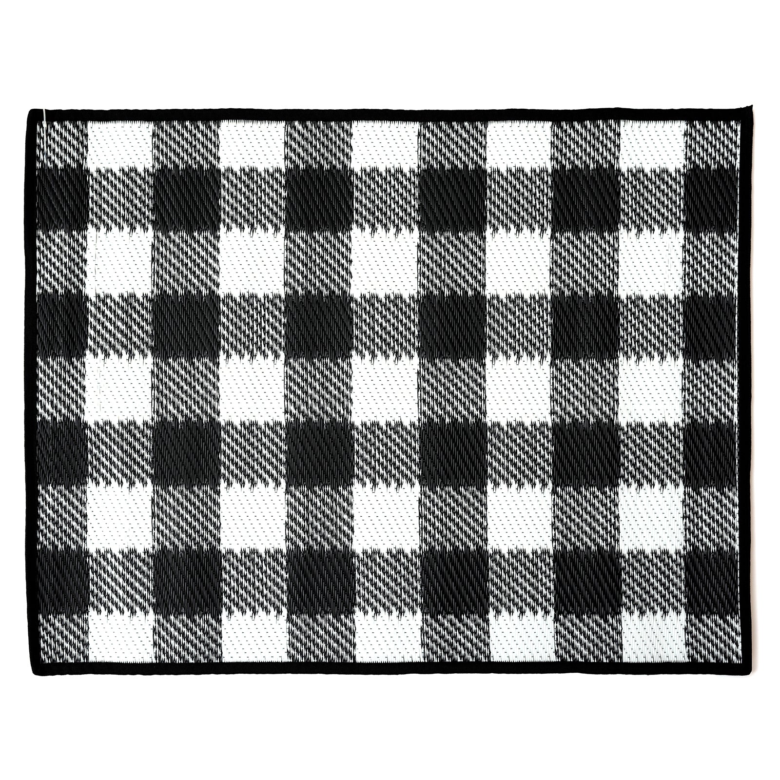 Heidi Swapp DIY Doormats Layering Mat-Black Gingham
