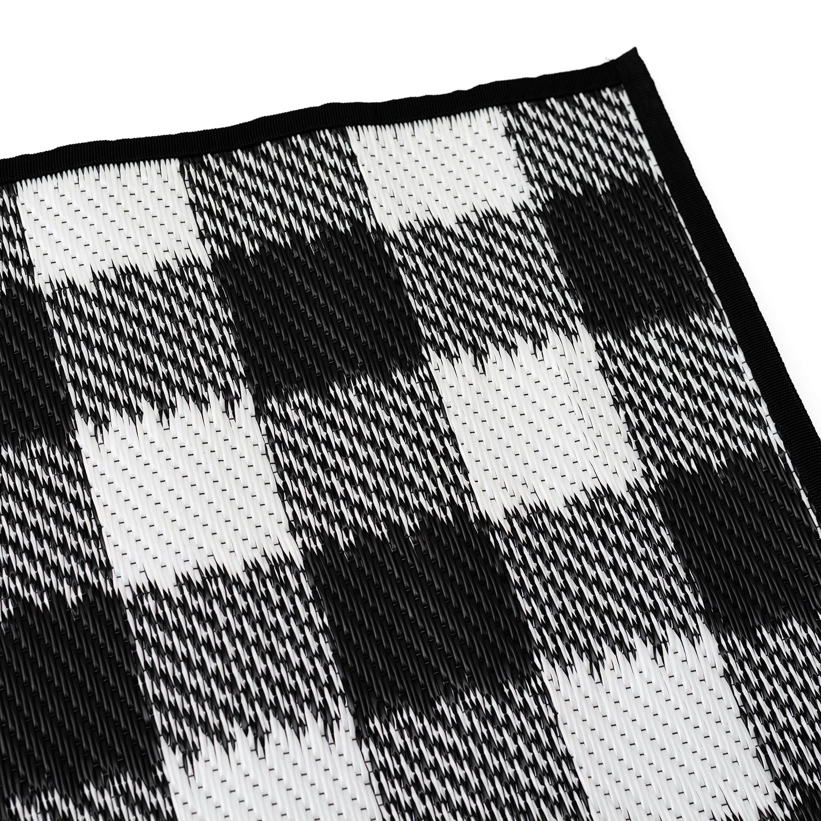 Heidi Swapp DIY Doormats Layering Mat-Black Gingham