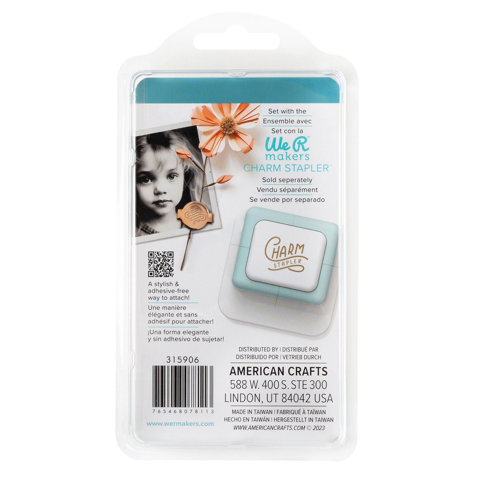 American Crafts Maggie Holmes Forever Fields Charm Staples - 12 Piece