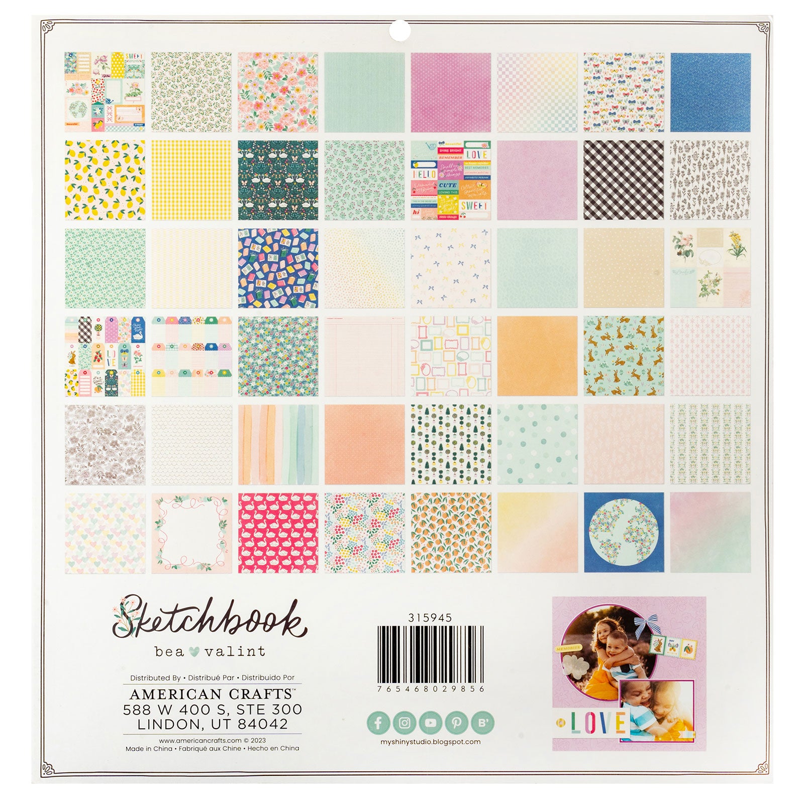 Bea Valint Sketchbook 12x12" Paper Pad - 48 Sheets
