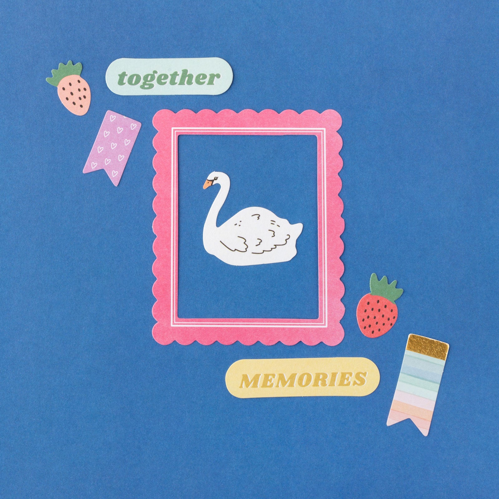 American Crafts Sketchbook Bea Valint Journaling Ephemera Die Cut Shapes- 71 Pack