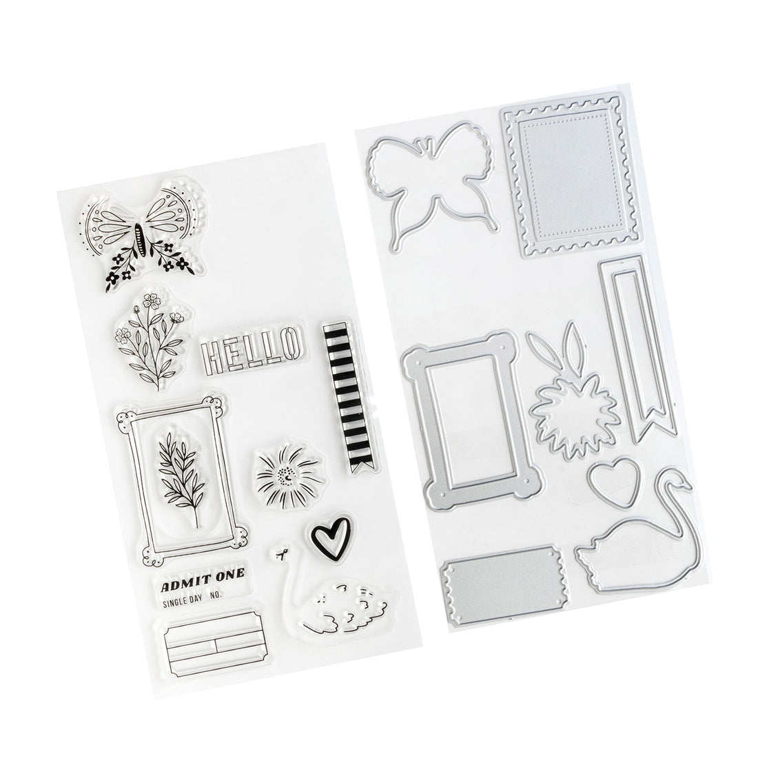 Bea First Set Bea Valint Sketchbook Stamp and Die Set – American Crafts