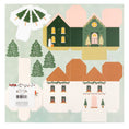 Load image into Gallery viewer, Back of packaging for Crate Paper Holly Jolly Holiday Village 12 x 12 Cardstock Specialty Paper - 15 Pack
