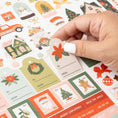 Load image into Gallery viewer, Lifestyle image of Crate Paper Holly Jolly Holiday Cardstock Stickers - 96 Pack being used
