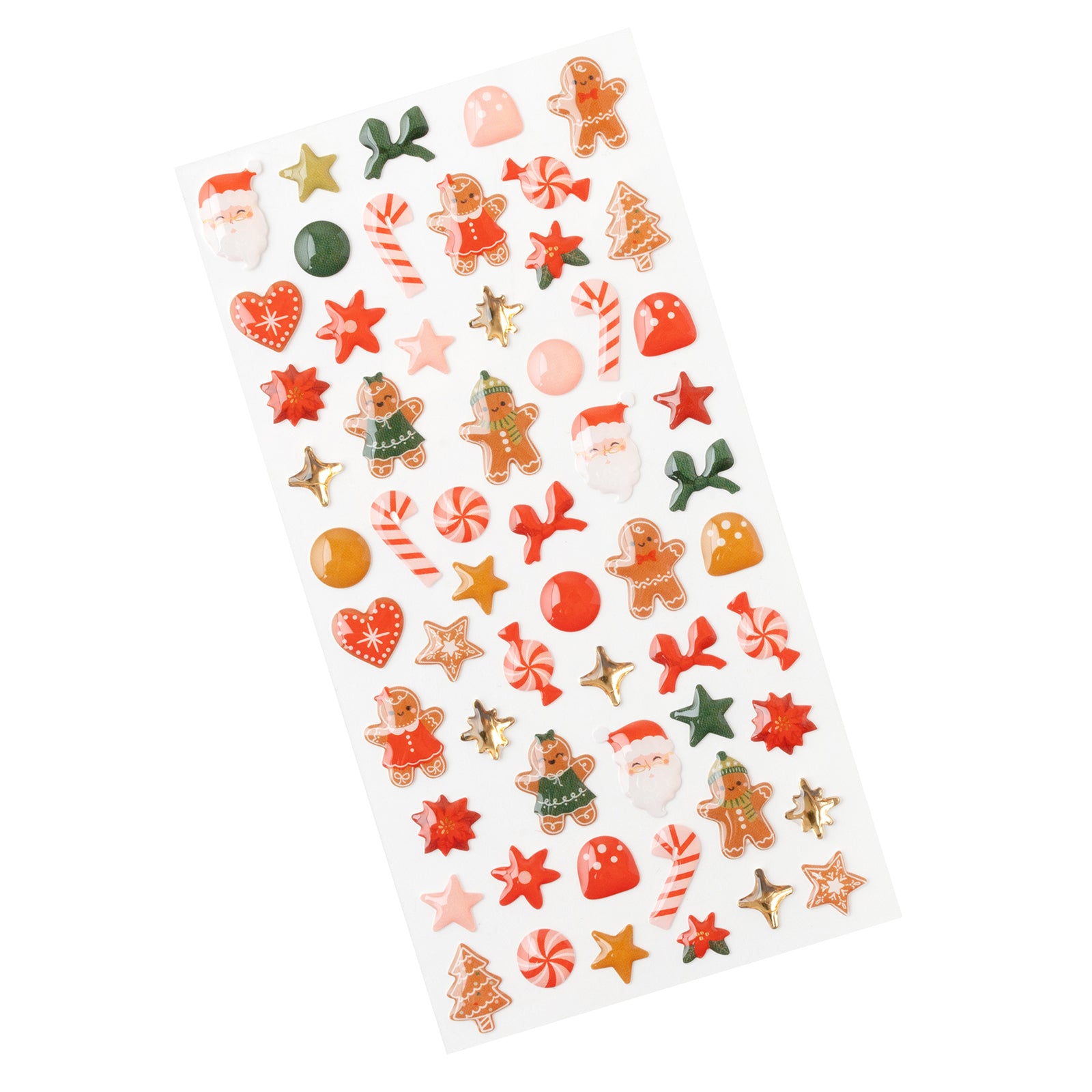 Crate Paper Holly Jolly Holiday Enamel Dot Stickers - 58 Pack