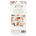 Load image into Gallery viewer, Back of packaging for Crate Paper Holly Jolly Holiday Journaling  Ephemera Set - 53 Pack
