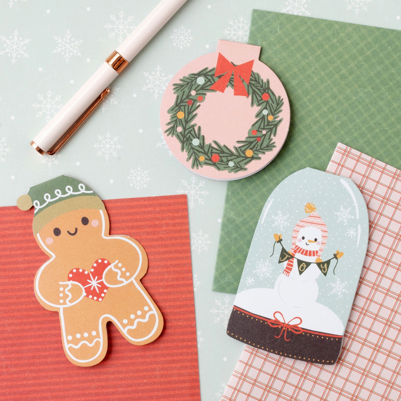 Crate Paper Boxed Cards - Holly Jolly Holiday A2 Cards, 40 sets