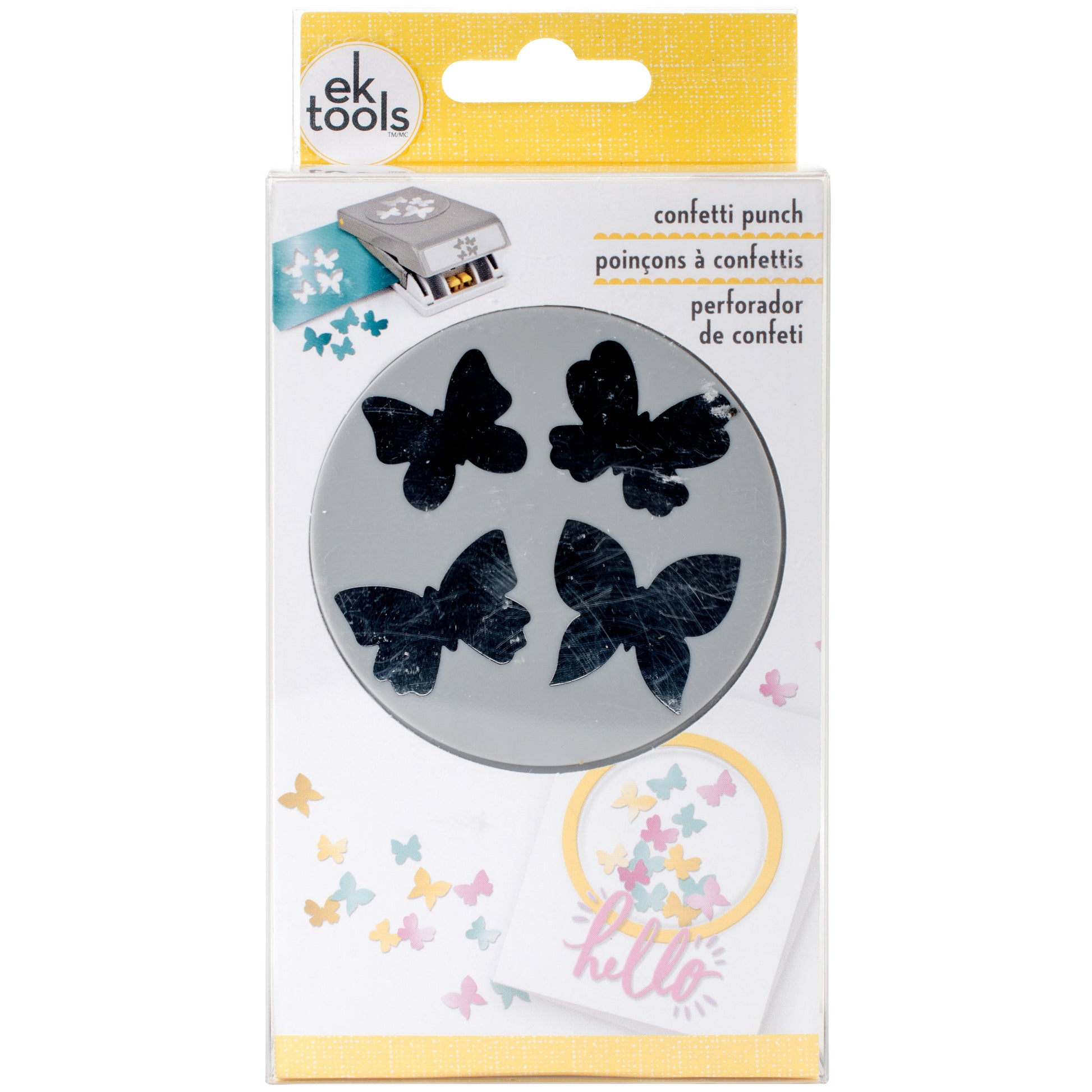 EK Success Confetti Butterfly Large Punch