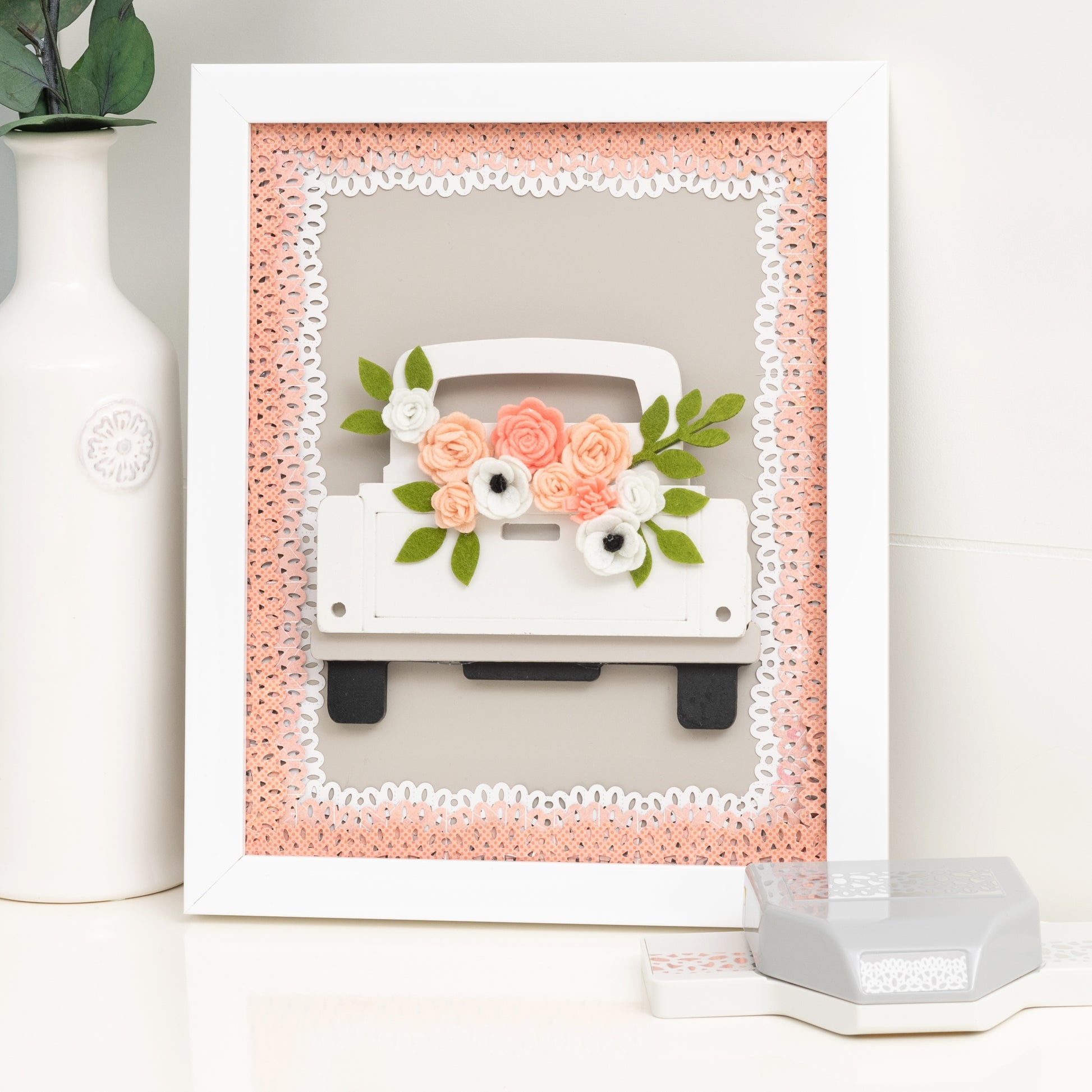 EK Success Large Edge Punch - Embroidery, 1.25" Wide