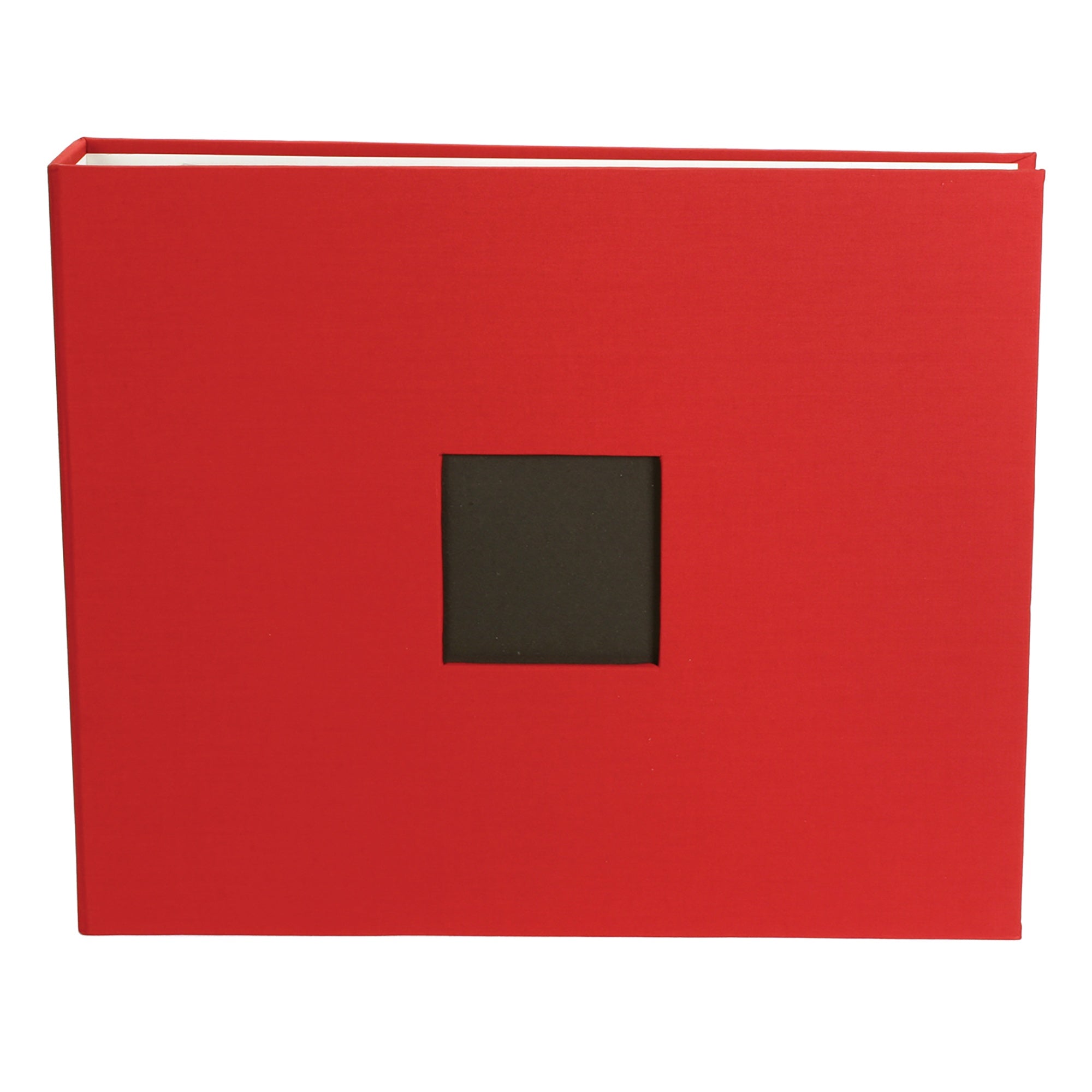 American Crafts 12x12" D-Ring Cloth Album with Window - Available in Multiple Styles