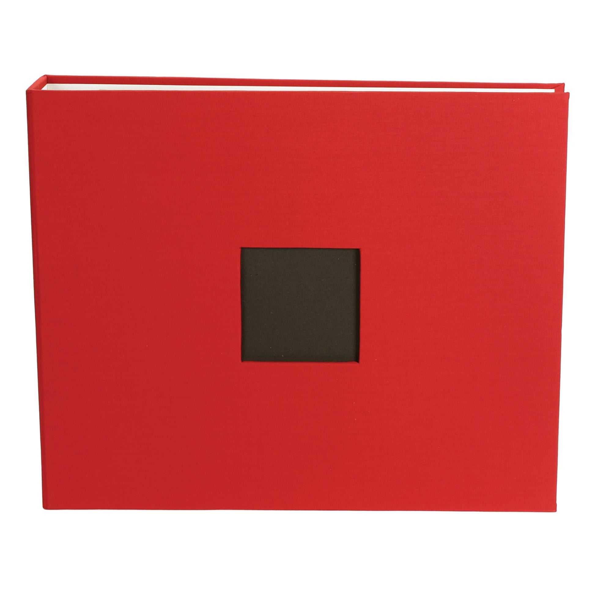 American Crafts 12x12" D-Ring Cloth Album with Window - Available in Multiple Styles