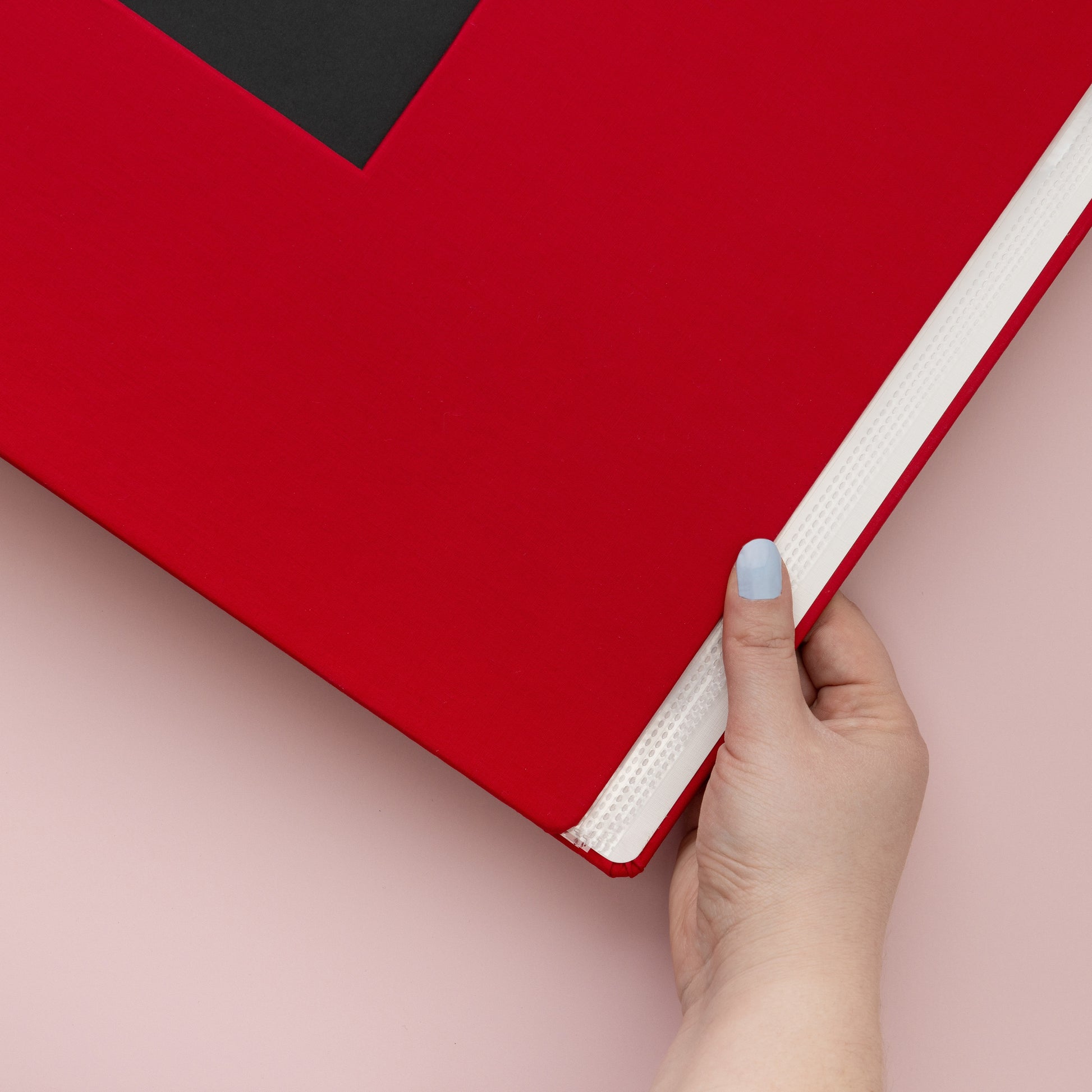 American Crafts 12x12" D-Ring Cloth Album with Window - Available in Multiple Styles