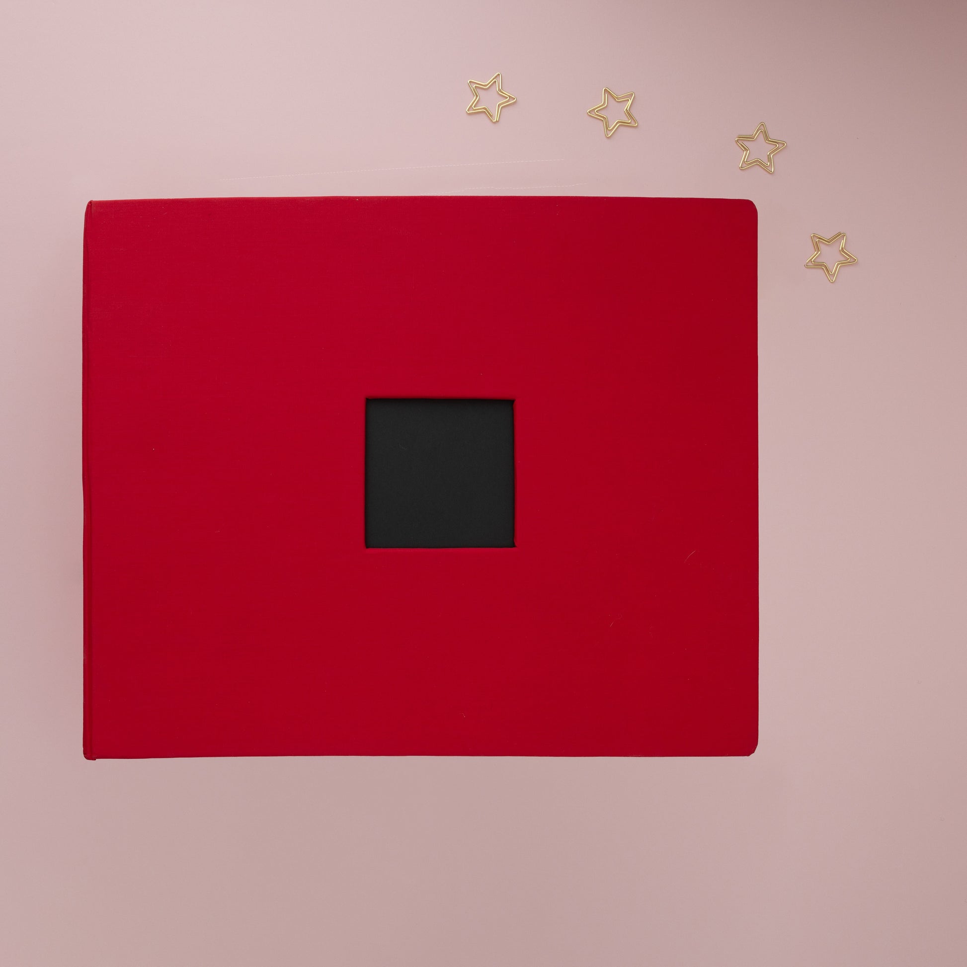 American Crafts 12x12" D-Ring Cloth Album with Window - Available in Multiple Styles